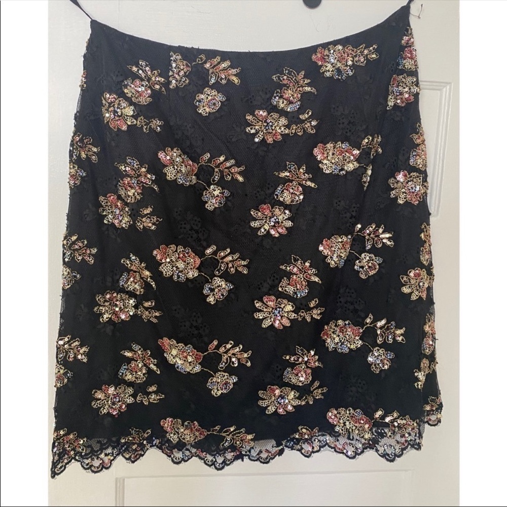 Jovani Sequin Floral Skirt